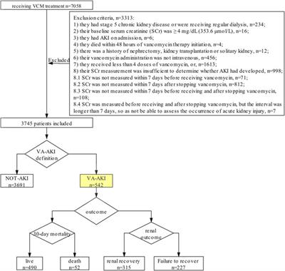 Vancomycin Associated Acute Kidney Injury: A Longitudinal Study in China